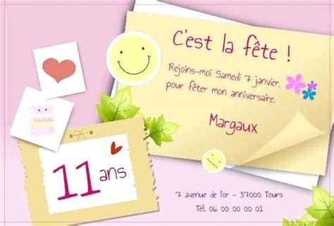 Carte d invitation anniversaire 10 ans. Exemple de texte anniversaire 10 ans - existeo.fr