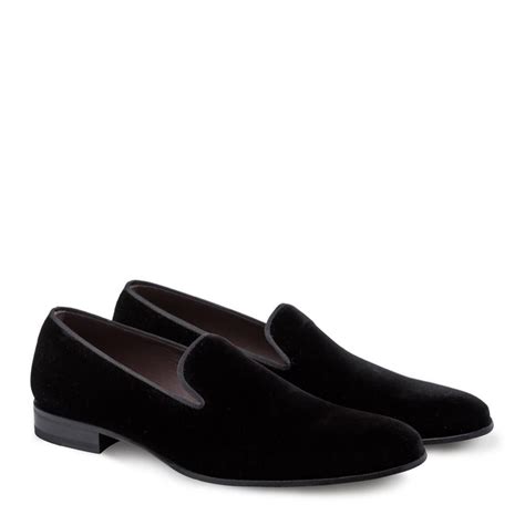 Mezlan Lublin Mens Designer Shoes Black Fabric Loafers 9273 Mz3106