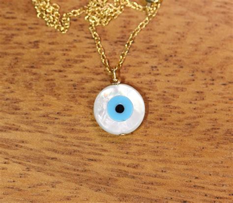 Evil Eye Necklace Amulet Necklace Maloccio Necklace Etsy
