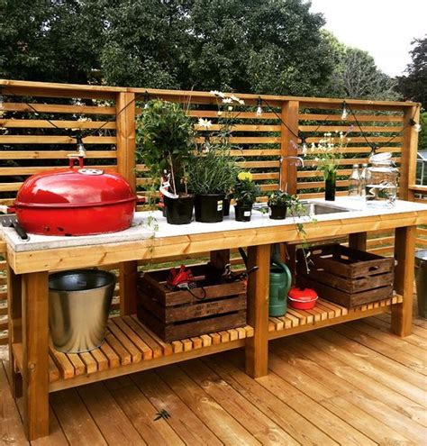 51 Cool Outdoor Barbeque Areas Digsdigs Outdoor Kitchen Decor
