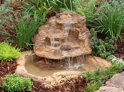 Small Pond Waterfall Kits And Backyard Artificial Water Features