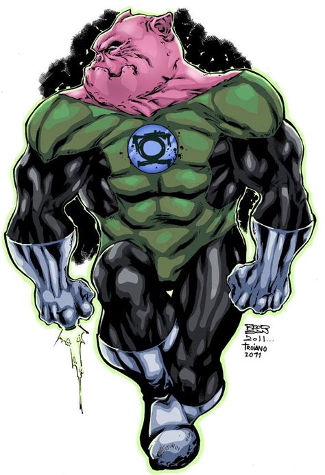 Kilowogcolor By Troianocomics Comic Heroes Green Lantern Marvel Comics