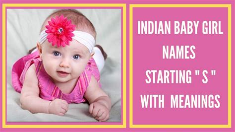 250 Hindu Baby Girl Names Starting S With Meanings 2020 Youtube