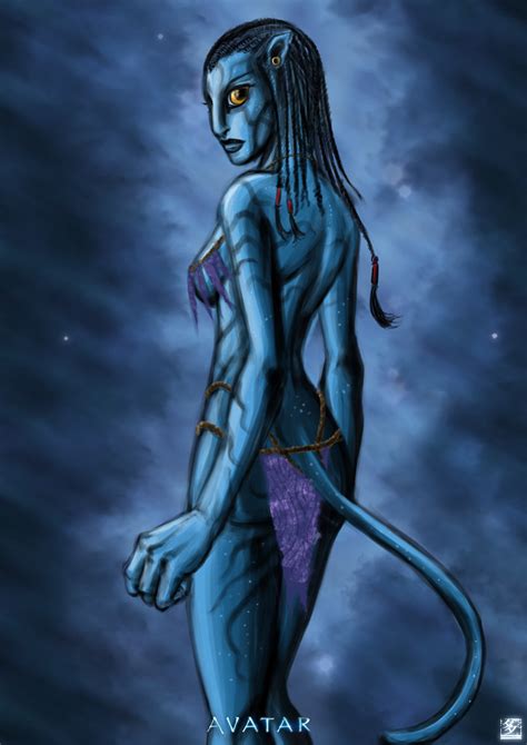 rule 34 1girls alien alien girl alien only avatar blue skin na vi neytiri 446630