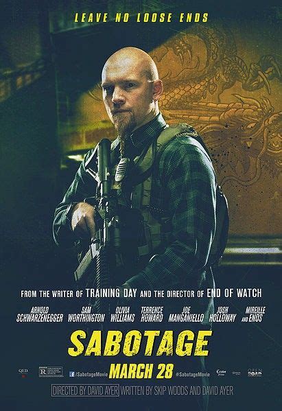 Filmografia, nagrody, biografia, wiadomości ginny hoffman jeszcze nie ma biografii na filmwebie, możesz być pierwszym który ją doda! Sabotage Movie Poster #9 | Movie posters, Schwarzenegger ...