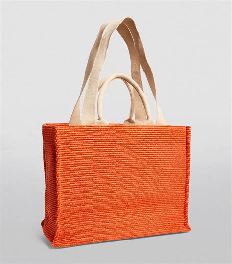 Womens Marni Orange Large Woven Basket Tote Bag Harrods Countrycode