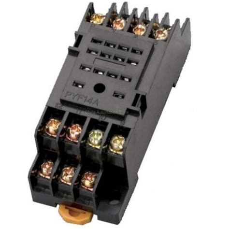 Ptf08a 8 Pin Relay Socket Base Thick Copper 10a Mini Relay Socket Base