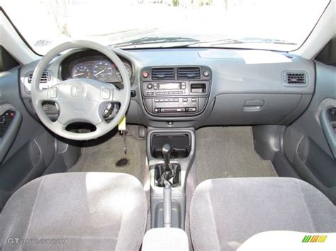 1998 Honda Civic Lx Sedan Gray Dashboard Photo 56137241