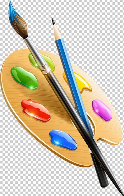Palette Paintbrush Painting Art Png Clipart Art Artist Brush