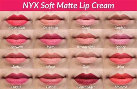 Nyx Soft Matte Lip Cream Available In Around 34 Shades 1750 Only
