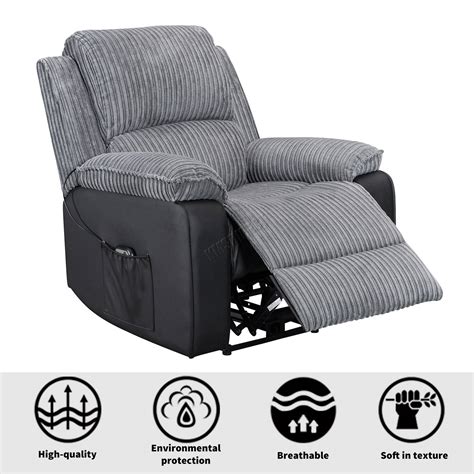 The mechanism of my recliner had broken and i contacted the repair man about getting it fixed. SPARE REPAIR Fabric Electric Recliner Sofa Faux Leather ...