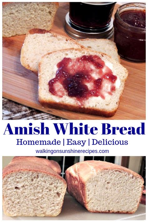 Homemade Amish White Bread Recipe Amish White Bread Recipes Bread