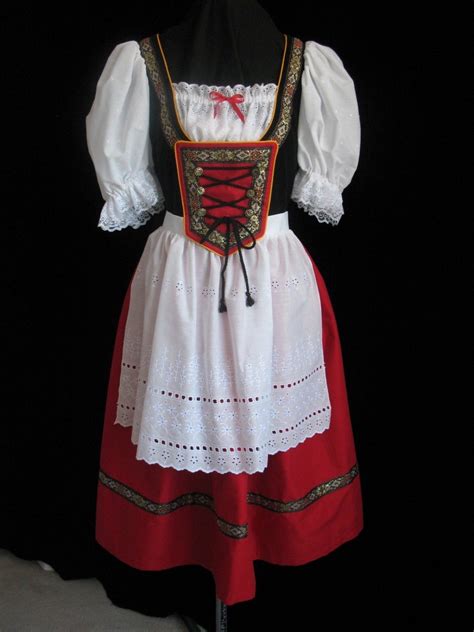 austrian dirndl dress pattern