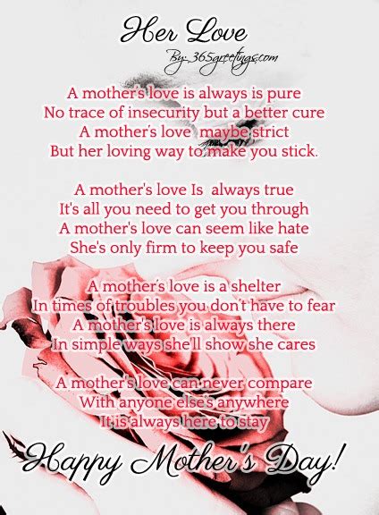 Mothers Day Poems Daughter Design Corral