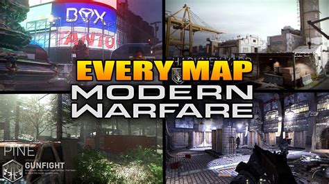 Every Map In Call Of Duty Modern Warfare Cod Mw All Maps Youtube
