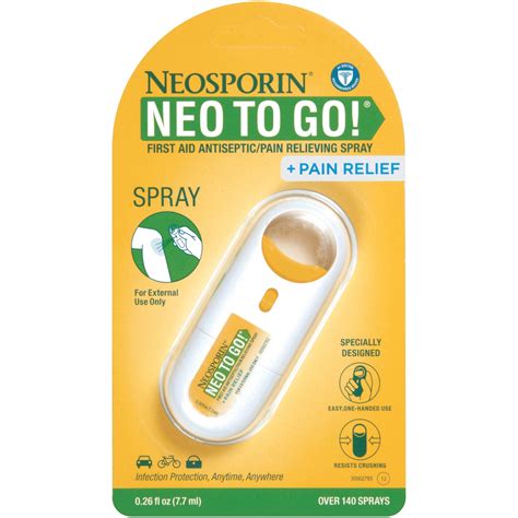 Neosporin First Aid Antiseptic Spray 026 Fluid Ounce Buy Online In