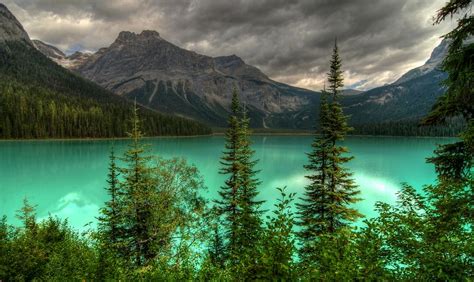 Emerald Lake Yoho Np Canada Hdr Creme