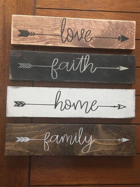 How to decorate your home with memories. Love/Faith/Home/Family Signs/Farmhouse Decor / French ...