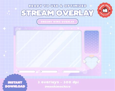 Twitch Stream Overlay Cute Pink Heart Arcade Valentines Crane Machine 9e7