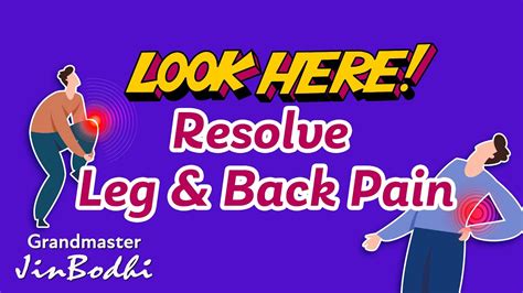 Look Here Resolve Leg And Back Pain Youtube