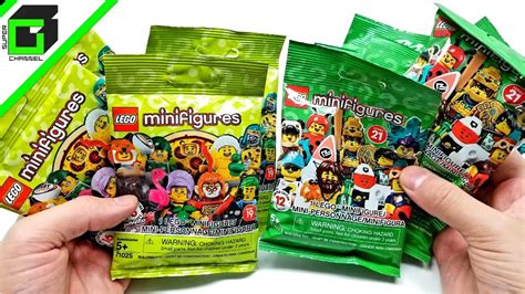 Opening Mystery Lego Minifigure Blind Bags Series 19 And 21 Youtube