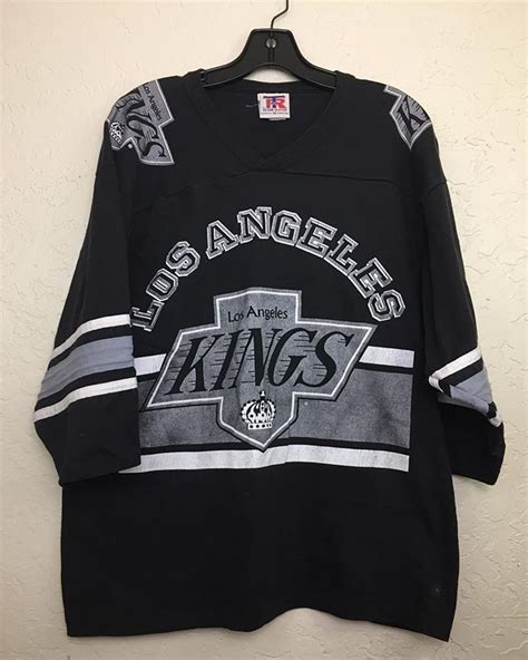 90s Vintage Los Angeles Kings Graphic Tee Shirt Jersey Vintage La Kings