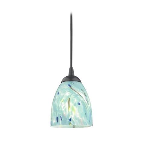 15 photos turquoise blue glass pendant lights