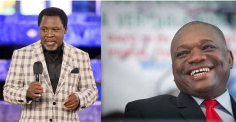 The founder of the synagogue church of all nations (scoan), prophet tb joshua, has suggested that god's time played a role in the sudden demise of pastor dare adeboye. TB Joshua: I Never Said Orji Uzor Kalu Would Be Nigeria's ...