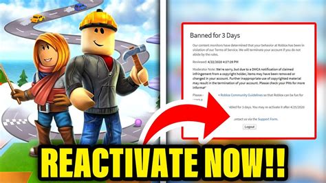 How To Reactivate Your Roblox Account Youtube