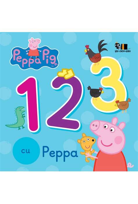 Peppa Pig 123 Cu Peppa Hardcover Editura Vlad Si Cartea Cu Genius