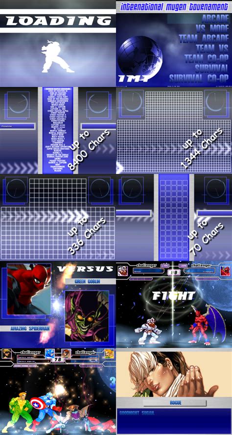 International Mugen Tournament Blue Version Screenpacks Ak1 Mugen