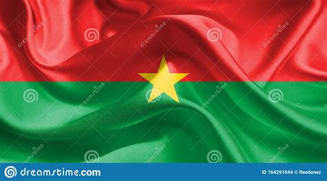 Burkina Faso Flag Flag Of Burkina Waving Burkina Flags 3d Realistic