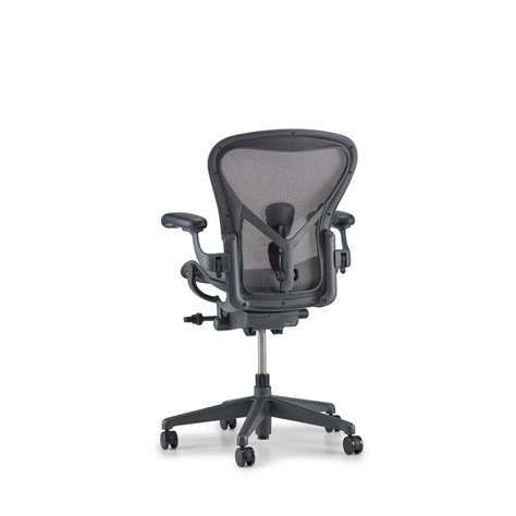 Herman Miller Aeron Chair Graphite Size B Medium Margolis Furniture