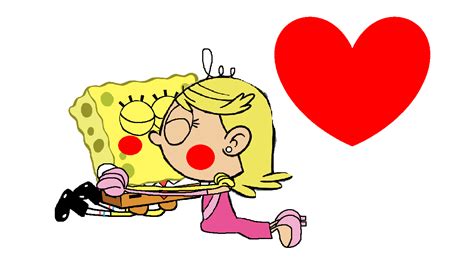 Image Spongebob And Lola Kiss Each Otherpng The