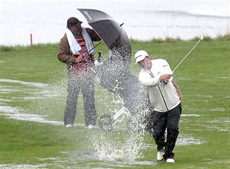 Playing Golf In The Rain Donaghadee Golf Club