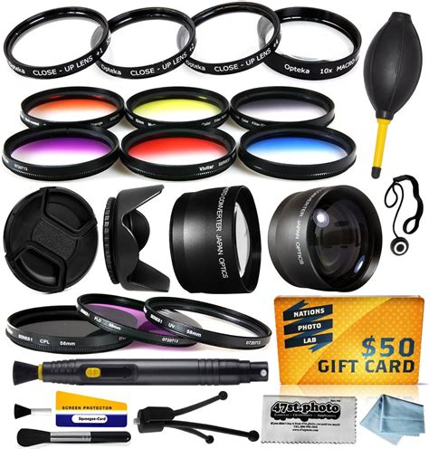 58mm Professional Lens Filter Kit For All Digital Dslr Cameras