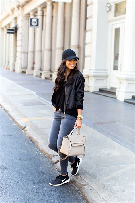 Bomber Jacket Sporty Chic Outfits Bomber Jacket Outfit Outfits With