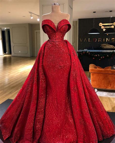 Pin By Ebi Bib On Fashion Inspo Red Lace Prom Dress Red Prom Dress