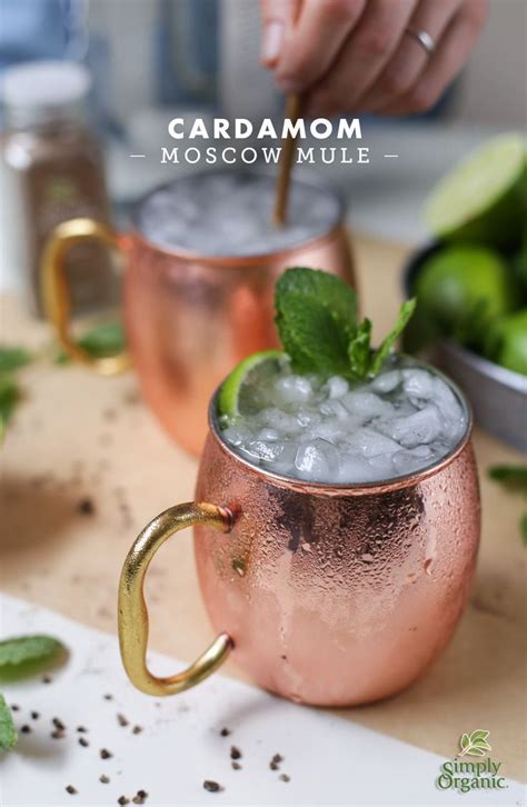 Cardamom Moscow Mule Recipe Recipe Easy Summer Drinks