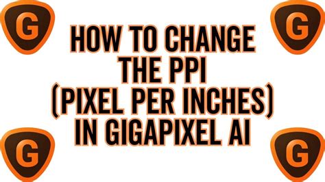 How To Change The Ppi Pixel Per Inches Setting For Your Images In Topaz