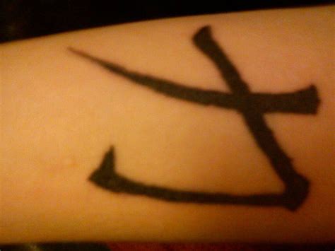 My First Ever Tattoo I Did On Myself By Antichrist10 On Deviantart