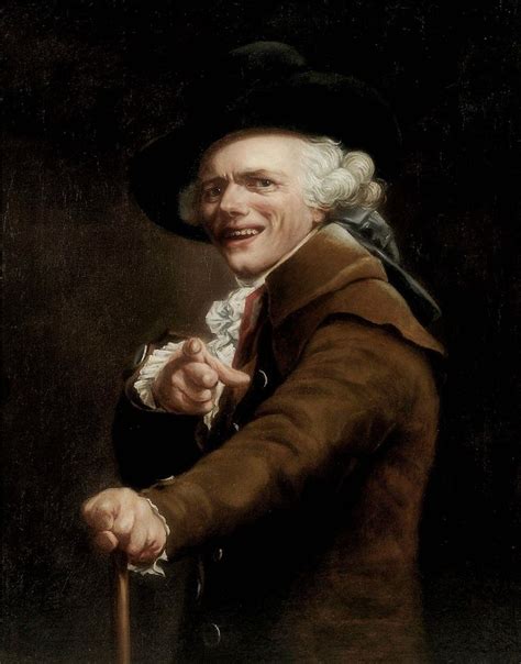 Joseph Ducreux · Autoritratto Come Beffardo · 1793 · Louvre · Paris