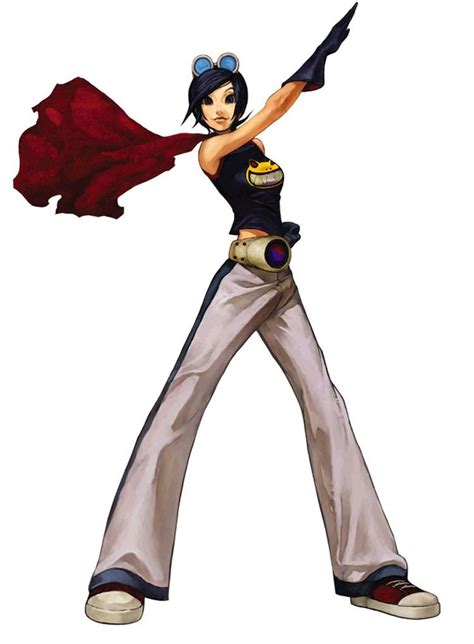 King Of Fighters May Lee With Scarf Female Character Design