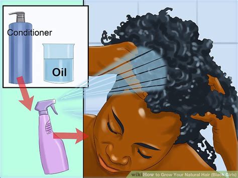 It requires minimal maintenance if tresses have a natural dark hue. 4 Ways to Grow Your Natural Hair (Black Girls) - wikiHow
