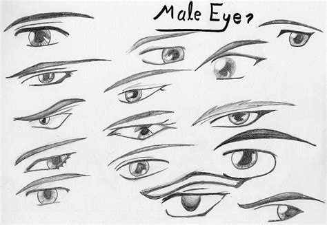 Male Anime Eye Styles