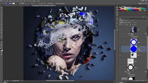 Photoshop Cs6 Disintegration Effect Using Clipping Groups Youtube