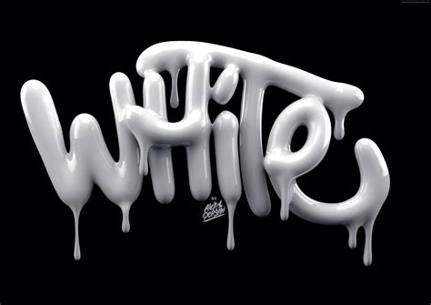 Online Crop White Substance Forming White Text On Black Background Hd