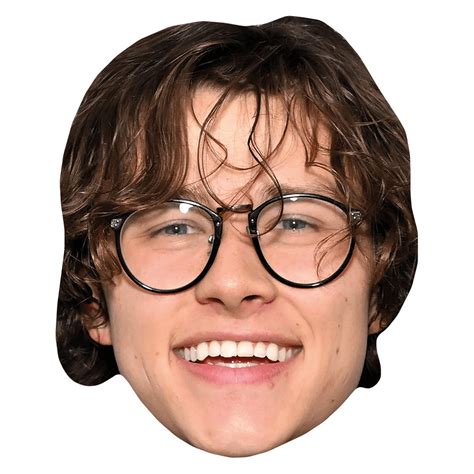 David Kushner Smile Maske Aus Karton Celebrity Cutouts