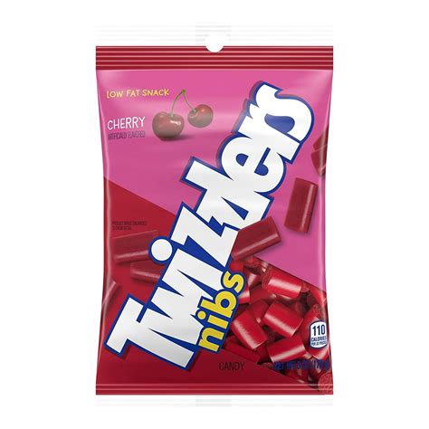 Twizzlers Nibs Cherry Licorice Candy 6 Ounce Bag 12 Count Walmart