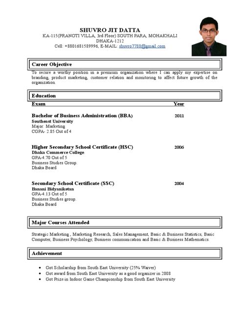 Sending a cv is a way to make a first impression on potential employers or hiring managers who are reviewing applications for an open position. Cv For Bangladesh : Cv Format Doc File Free Download Bd ...